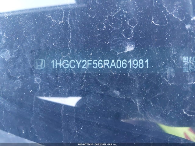 44779437 :رقم المزاد ، 1HGCY2F56RA061981 vin ، 2024 Honda Accord Hybrid Sport مزاد بيع