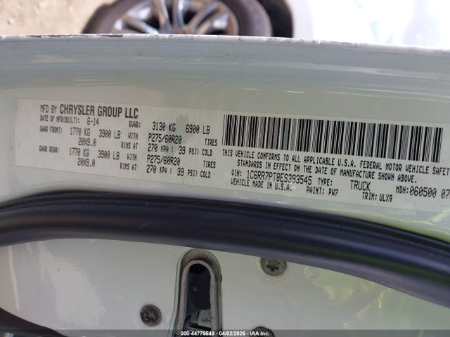 2014 RAM 1500 1C6RR7PT8ES393545 Photo 8