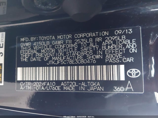 Scion TC 2014 JTKJF5C78E3080476 Image 9