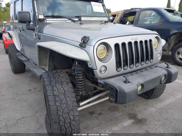 44779685 :رقم المزاد ، 1C4BJWDG8FL643350 vin ، 2015 Jeep Wrangler Unlimited Sport مزاد بيع