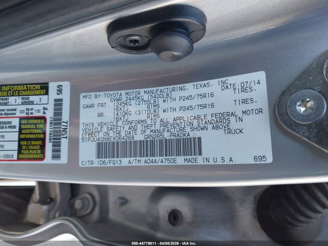 5TFJU4GN8EX064268 Toyota Tacoma Prerunner V6