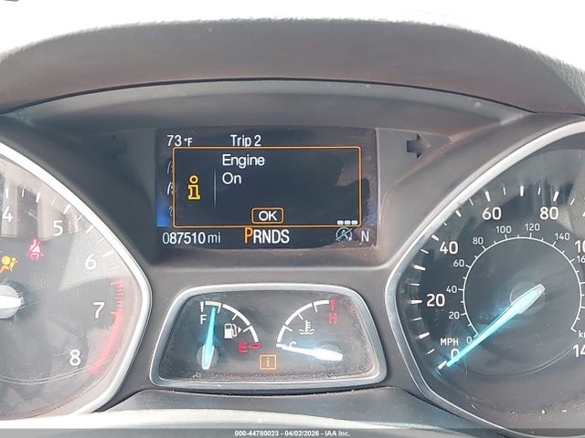 44780023 :رقم المزاد ، 1FMCU0JD0HUE46801 vin ، 2017 Ford Escape Titanium مزاد بيع