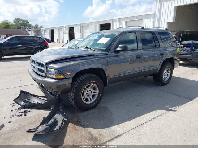 44780200 :رقم المزاد ، 1D4HS48N03F609033 vin ، 2003 Dodge Durango Slt مزاد بيع