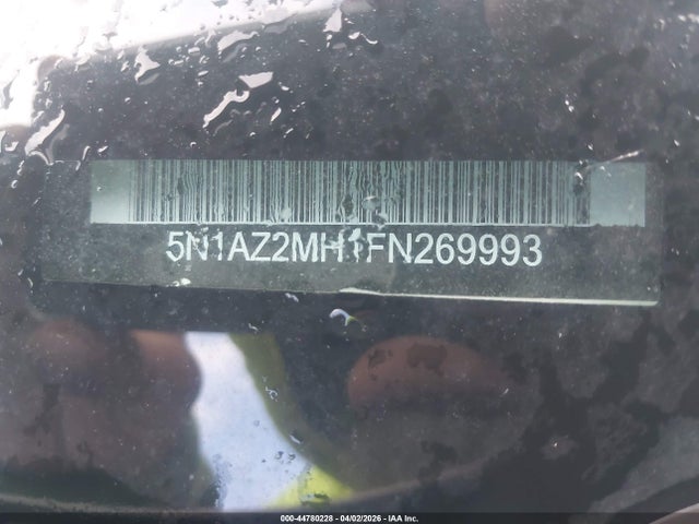 5N1AZ2MH1FN269993 Nissan Murano Platinum/s/sl/sv