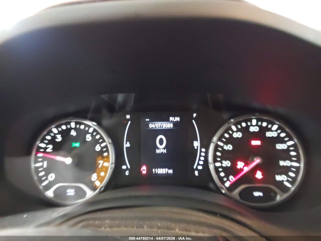 Aukcja sprzedaży 2017 Jeep Renegade Latitude 4x4, vin: ZACCJBBH1HPF93544, numer aukcji: 44780314