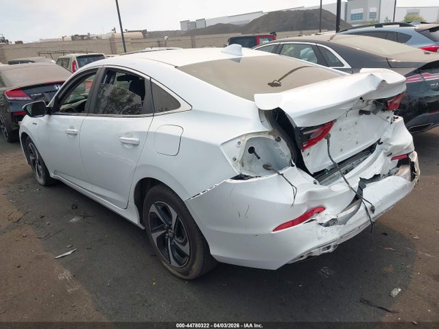 2022 Honda Insight Ex მანქანა იყიდება აუქციონზე, vin: 19XZE4F51NE009744, აუქციონის ნომერი: 44780322