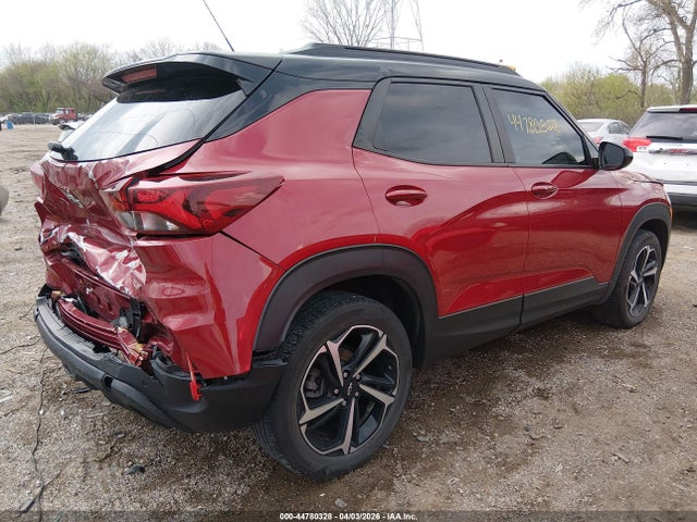 Aukcja sprzedaży 2021 Chevrolet Trailblazer Awd Rs, vin: KL79MUSL8MB136121, numer aukcji: 44780328