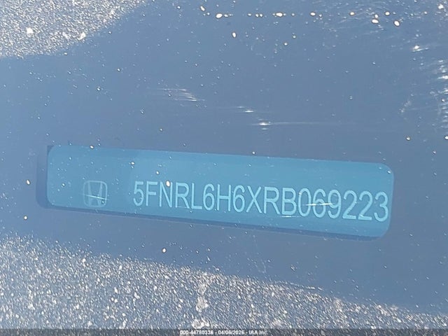 5FNRL6H6XRB069223 Honda Odyssey Ex-l