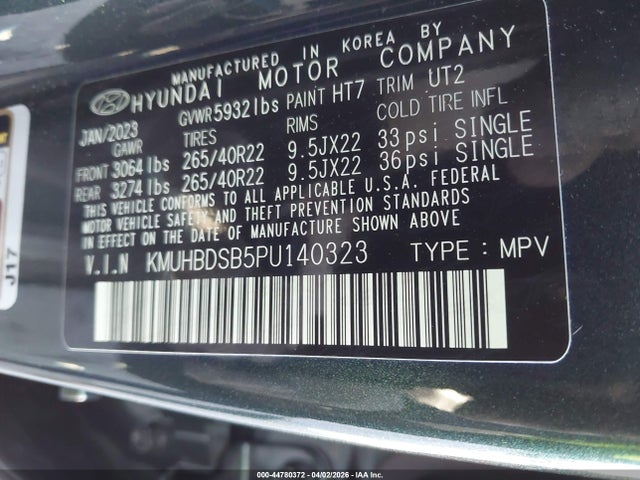 2023 GENESIS GV80 KMUHBDSB5PU140323 Photo 8