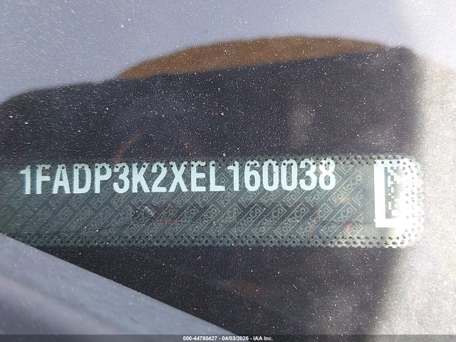 Продажа на аукционе авто 2014 Ford Focus Se, vin: 1FADP3K2XEL160038, номер лота: 44780427