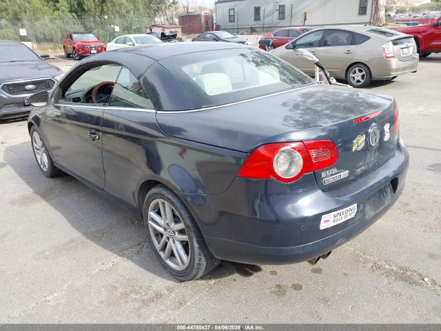 2010 Volkswagen Eos Lux მანქანა იყიდება აუქციონზე, vin: WVWFA7AH8AV025835, აუქციონის ნომერი: 44780437