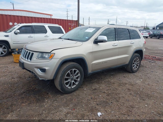 Продажа на аукционе авто 2015 Jeep Grand Cherokee Limited, vin: 1C4RJEBG1FC920612, номер лота: 44780465