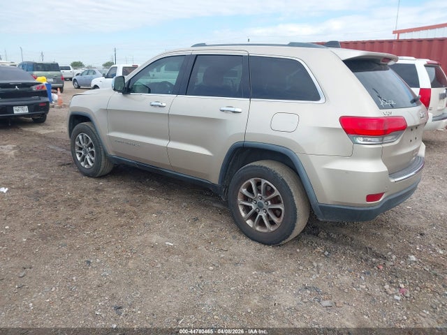 Продажа на аукционе авто 2015 Jeep Grand Cherokee Limited, vin: 1C4RJEBG1FC920612, номер лота: 44780465
