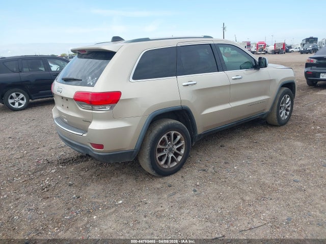 Продажа на аукционе авто 2015 Jeep Grand Cherokee Limited, vin: 1C4RJEBG1FC920612, номер лота: 44780465