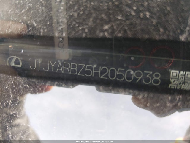 44780613 :رقم المزاد ، JTJYARBZ5H2050938 vin ، 2017 Lexus Nx 200t مزاد بيع