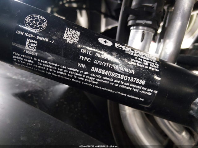 Polaris Rzr Pro S 4 Ultimate 2025 3NSS4D923SG137536 Image 10