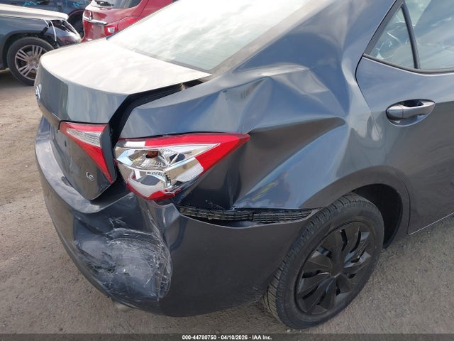 44780750 :رقم المزاد ، 5YFBURHE2GP504258 vin ، 2016 Toyota Corolla Le مزاد بيع