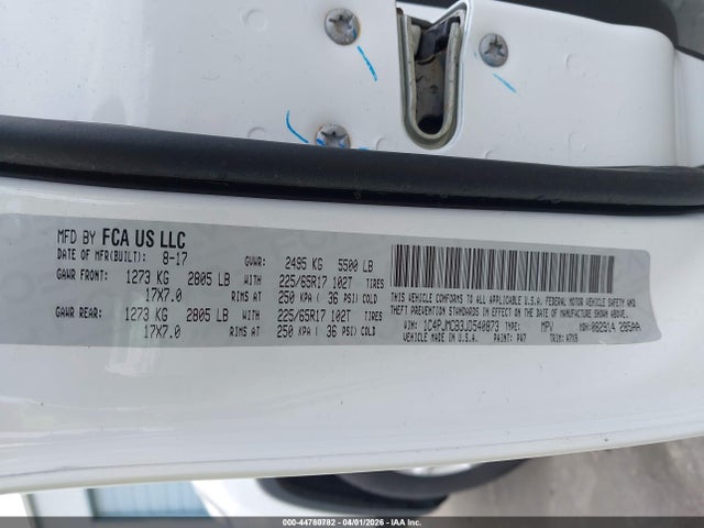 2018 JEEP CHEROKEE 1C4PJMCB3JD540873 Photo 8