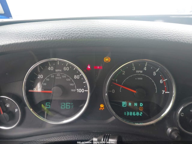 44780804 :رقم المزاد ، 1J4BA3H17BL625284 vin ، 2011 Jeep Wrangler Unlimited Sport مزاد بيع