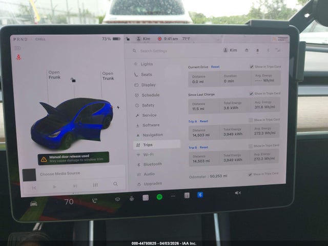 5YJYGDEDXMF114077 Tesla Model Y Standard Range Rear-wheel Drive