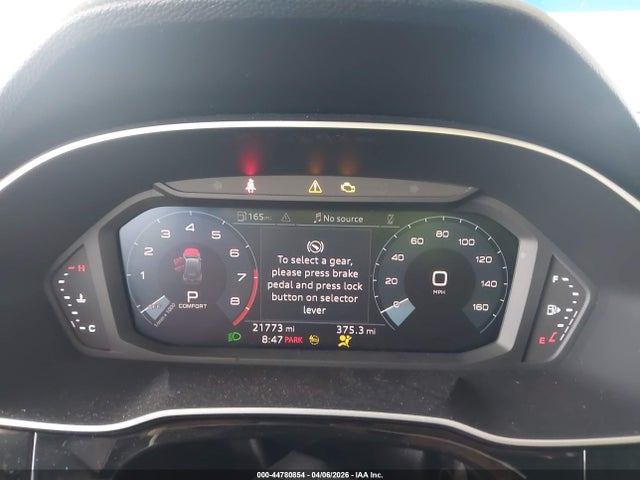 Продаж на аукціоні авто 2023 Audi Q3 Premium Plus 45 Tfsi S Line Quattro Tiptronic, vin: WA1EECF38P1131718, номер лоту: 44780854