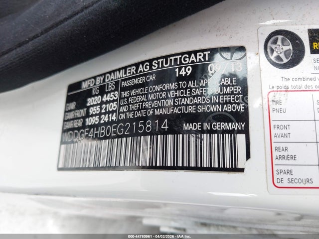 2014 MERCEDES-BENZ C 250 WDDGF4HB0EG215814 Photo 8