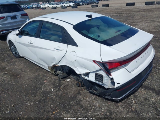 Продажа на аукционе авто 2024 Hyundai Elantra Sel, vin: KMHLM4DG4RU641511, номер лота: 44780995
