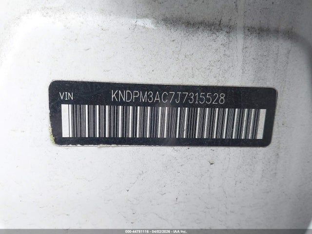 Продажа на аукционе авто 2018 Kia Sportage Lx, vin: KNDPM3AC7J7315528, номер лота: 44781116