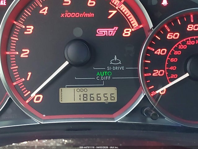 2011 Subaru Impreza Wrx Sti Limited მანქანა იყიდება აუქციონზე, vin: JF1GV8J68BL511545, აუქციონის ნომერი: 44781118