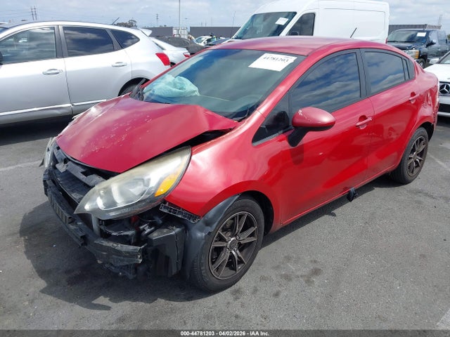 KIA RIO LX 2014 KNADM4A36E6372286 Image 2