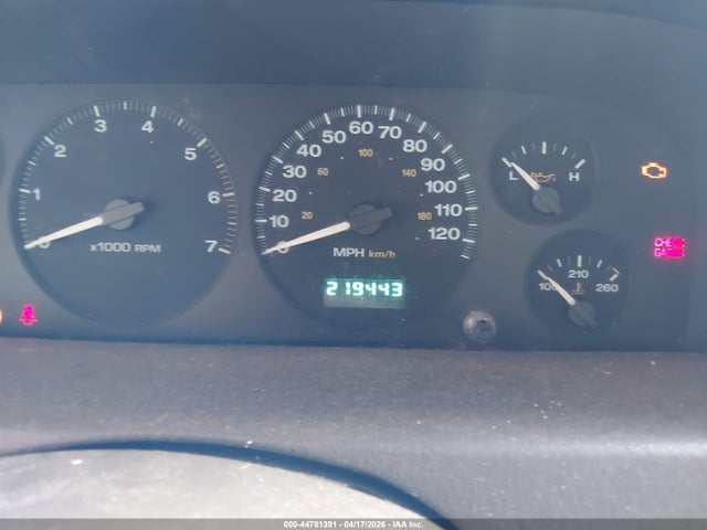2003 Jeep Grand Cherokee Limited მანქანა იყიდება აუქციონზე, vin: 1J8GX58S53C546141, აუქციონის ნომერი: 44781391