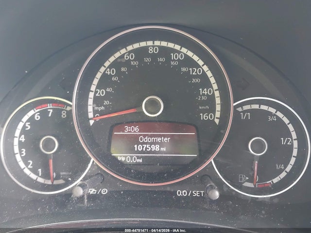 44781471 :رقم المزاد ، 3VWF17AT6GM606335 vin ، 2016 Volkswagen Beetle 1.8t S مزاد بيع