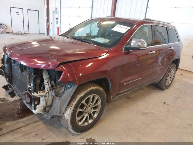 44781738 :رقم المزاد ، 1C4RJFBG2GC445608 vin ، 2016 Jeep Grand Cherokee Limited مزاد بيع