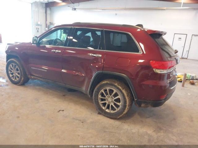 44781738 :رقم المزاد ، 1C4RJFBG2GC445608 vin ، 2016 Jeep Grand Cherokee Limited مزاد بيع