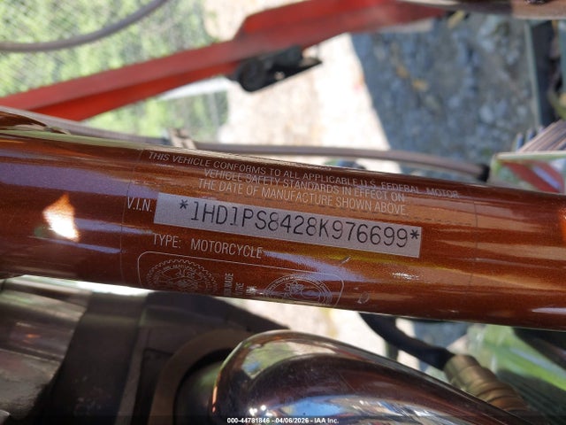 Aukcja sprzedaży 2008 Harley-davidson Fxdse2 105th Anniversary Edition, vin: 1HD1PS8428K976699, numer aukcji: 44781846
