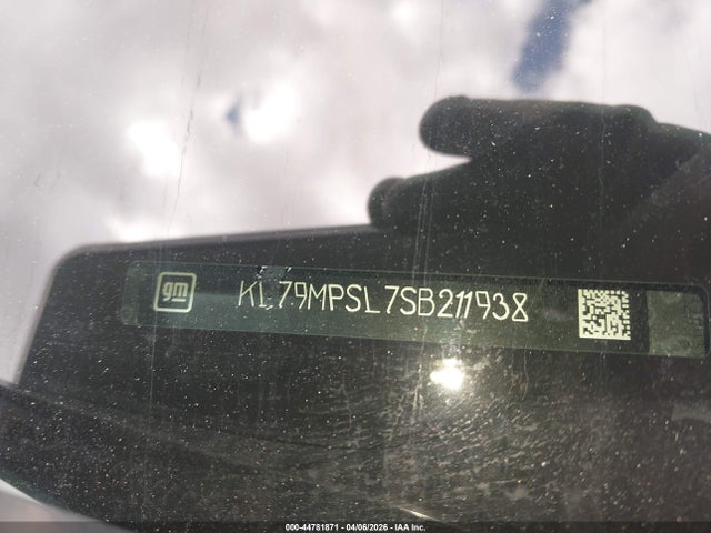 2025 Chevrolet Trailblazer Fwd Lt მანქანა იყიდება აუქციონზე, vin: KL79MPSL7SB211938, აუქციონის ნომერი: 44781871