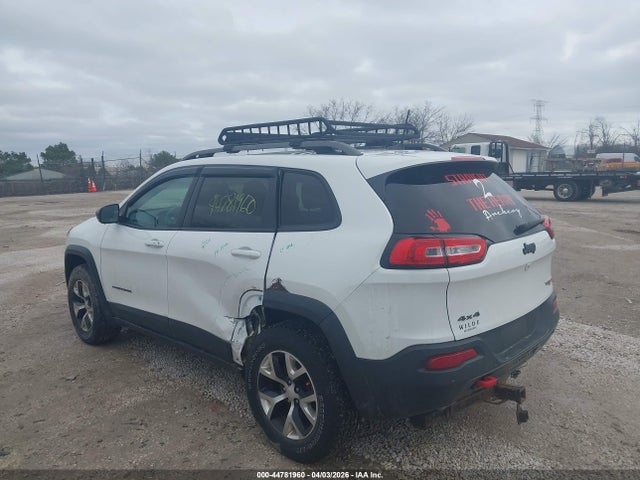Продажа на аукционе авто 2018 Jeep Cherokee Trailhawk 4x4, vin: 1C4PJMBX0JD554839, номер лота: 44781960