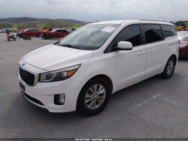 2017 Kia Sedona Lx მანქანა იყიდება აუქციონზე, vin: KNDMB5C19H6237155, აუქციონის ნომერი: 44781989