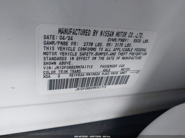 Nissan Ariya Evolve+ 2024 JN1DF0BB2RM741712 Image 9
