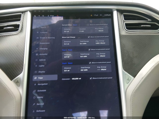 44782445 :رقم المزاد ، 5YJSA1E46GF130044 vin ، 2016 Tesla Model S 90d/p100d/p85d/p90d مزاد بيع