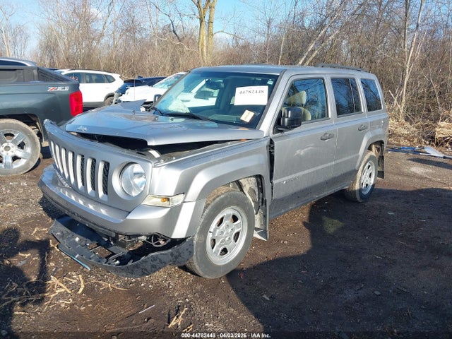 2016 Jeep Patriot Sport მანქანა იყიდება აუქციონზე, vin: 1C4NJPBAXGD700841, აუქციონის ნომერი: 44782448