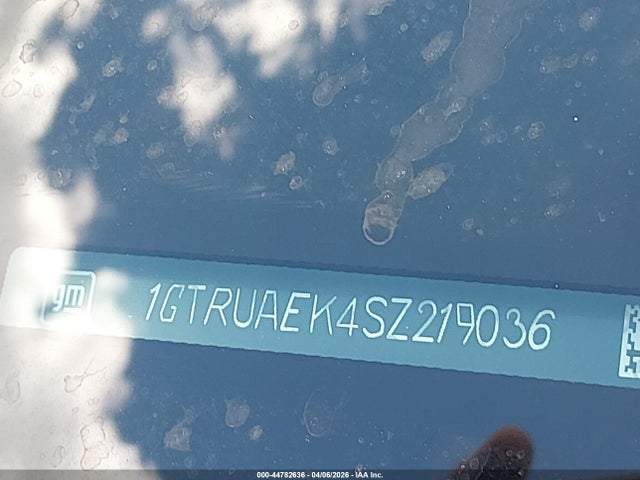 44782636 :رقم المزاد ، 1GTRUAEK4SZ219036 vin ، 2025 Gmc Sierra 1500 4wd  Standard Box Pro مزاد بيع