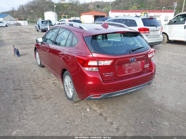 Продаж на аукціоні авто 2017 Subaru Impreza 2.0i Premium, vin: 4S3GTAB67H3748428, номер лоту: 44782643