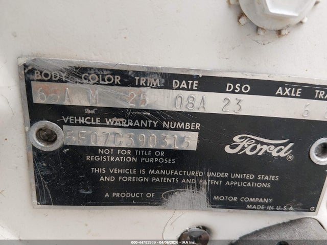 1965 FORD MUSTANG 5F07C390315 Photo 8