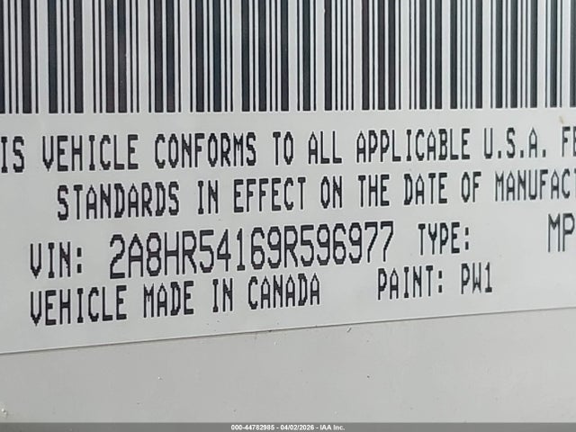 2009 CHRYSLER TOWN & COUNTRY 2A8HR54169R596977 Photo 8