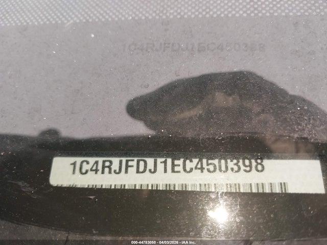 Продаж на аукціоні авто 2014 Jeep Grand Cherokee Srt8, vin: 1C4RJFDJ1EC450398, номер лоту: 44783050