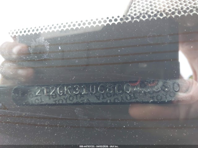 44783133 :رقم المزاد ، 2T2GK31U68C043380 vin ، 2008 Lexus Rx 350 مزاد بيع