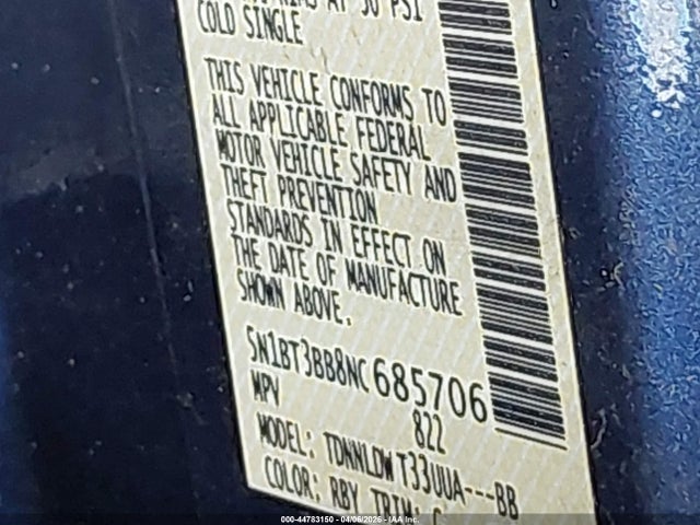 2022 NISSAN ROGUE 5N1BT3BB8NC685706 Photo 8