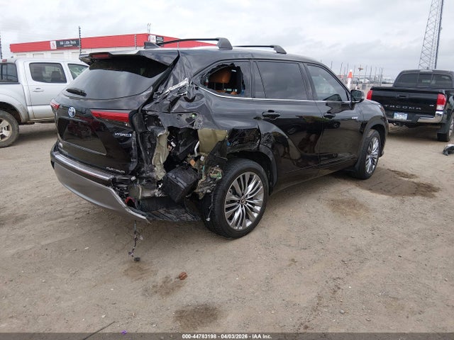 44783198 :رقم المزاد ، 5TDFARAHXMS011686 vin ، 2021 Toyota Highlander Hybrid Platinum مزاد بيع