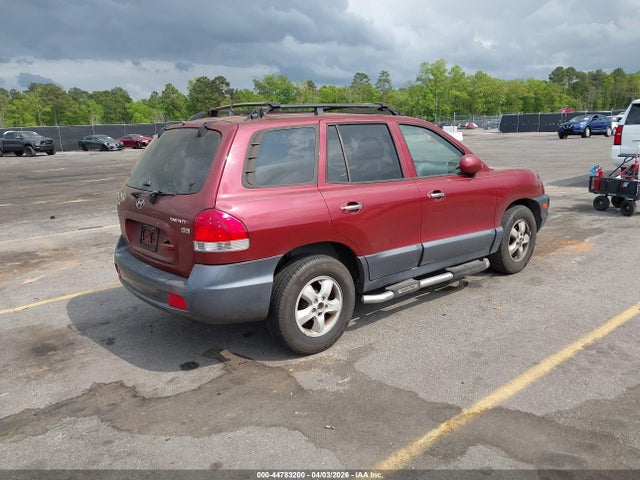 Aukcja sprzedaży 2005 Hyundai Santa Fe Gls/lx, vin: KM8SC13E45U863117, numer aukcji: 44783200